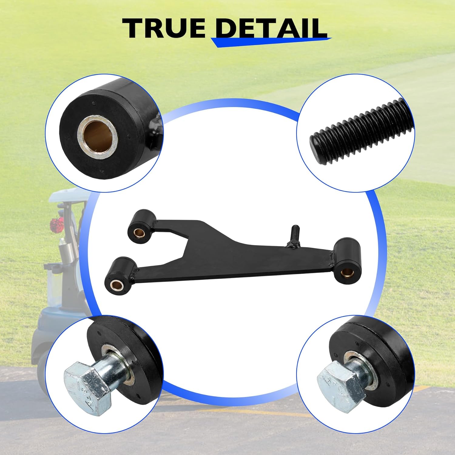 Control Arm Delta A-Plate Sub, Compatible with 1993 Up Club Car DS Gas Electric Golf Carts, Replace 1016353 1016387 0002402 0008754 Front Suspension Control A-arm Delta A Plate Sub Assembly