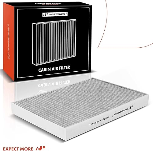 Miniatura 9 de A-Premium Filtro de aire de cabina de 2 piezas con carbón activado compatible con Audi A4, A4 Quattro, A5 Quattro, A6 Quattro, A8 Quattro, A4