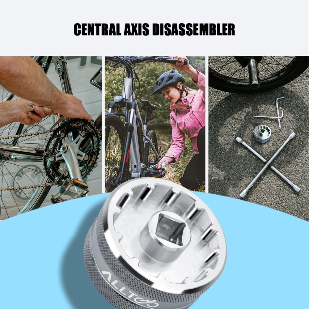 T47 Bottom Bracket Tool, 2 in 1 T47 Bottom Bracket Press Tool， Sturdy Lightweight Cycling Cup Press Tool, for Trek T47BB 12t 16t