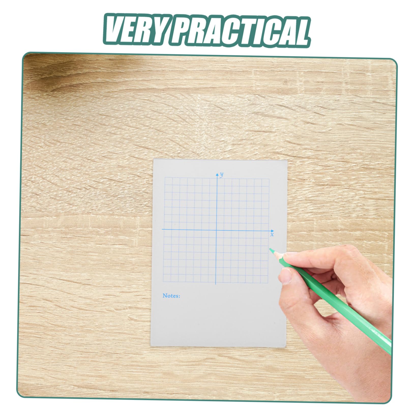 HOMSFOU 4 Pezzi Libri Millimetrata per Matematica Quaderni per Disegni e Grafici Xy con Coordinate per Studenti e Professionisti
