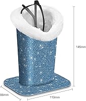 Vista 152 de Fintie Soporte para anteojos forrado de felpa con base magnética, estuche de cuero vegano prémium para lentes