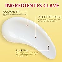 Vista 5 de Jergens Glow natural + reafirmante, Tanner, Tanner sin sol para tono de piel mediano a profundo, Loción corporal de reafirmación contra celulitis