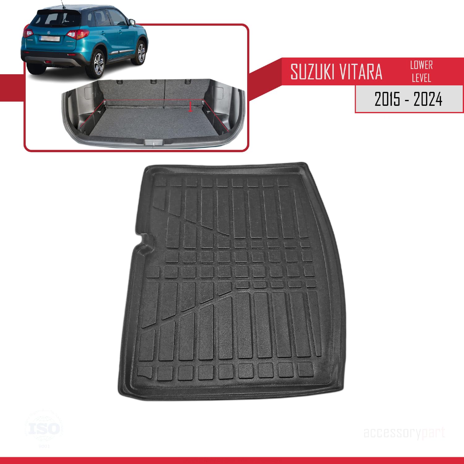 SUZUKI Accessori Tappeto In Gomma Per Bagagliaio - Interni