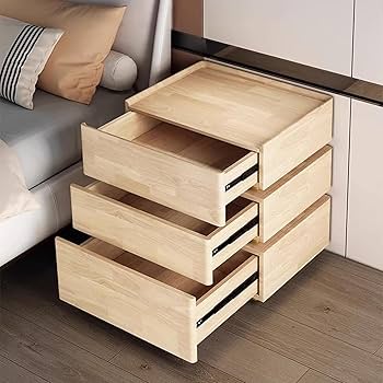 ベッド サイドテーブル 木目調 2段 引き出し エレガント おしゃれ 収納 ベッド サイドテーブル 木目調 2段 引き出し エレガント