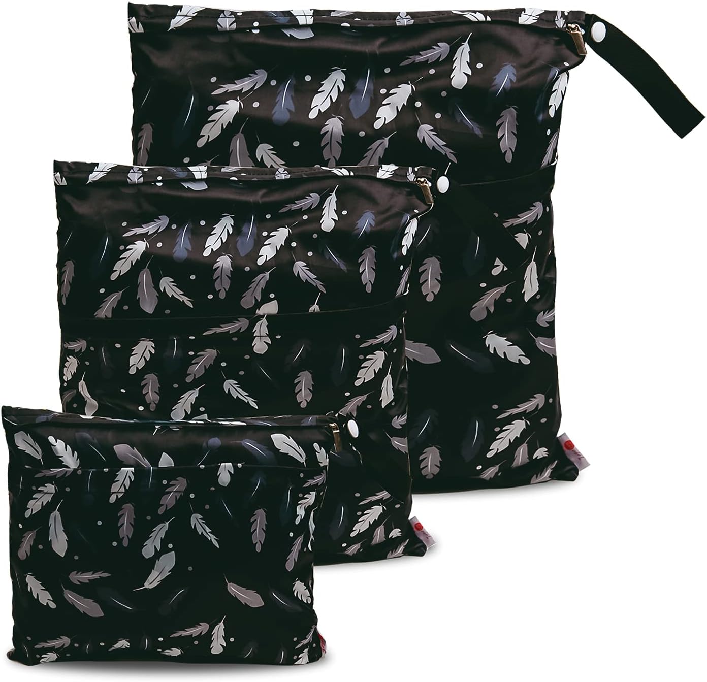 Wet Bag 3 Packs Wet Dry Bag Wet Bag For Cloth Diapers Wet Bags For Baby Wet Bags Cloth Diaper Wet Bag Wet Bag For Swimsuit Wet Dry Bags For Diaper Bag Baby Wet Bag Cloth Diaper Bag Wet Dry Bags