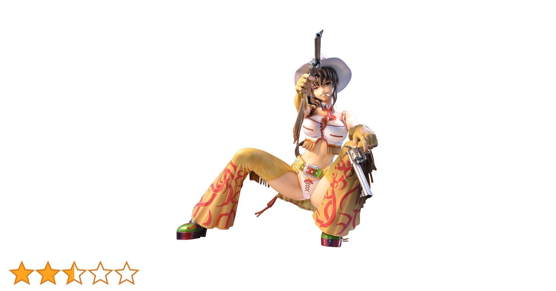 ブラックラグーン レヴィRevy 1/4 カウガール-Ver. フィギュア Amazon | BLACKLAGOON レヴィ カウガールver. (1/4スケール PVC
