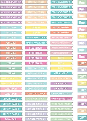 Miniatura 5 de Teacher Created Resources Planificador de lecciones pop pastel (TCR8436)