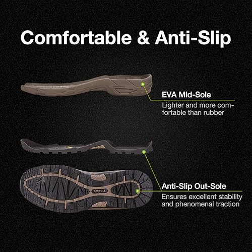 Miniatura 5 de TIDEWE - Botas de caza de goma con aislamiento de 2822 oz 800 g impermeables y aisladas Cálidas botas con camuflaje Realtree y roble musgoso con