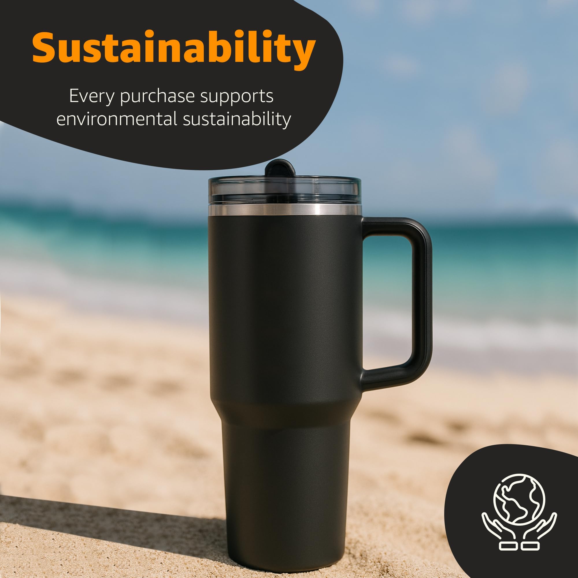 BPA Free Straws Jmoe USA Stanley Straw Replacement 6-Pack - For 40oz ...