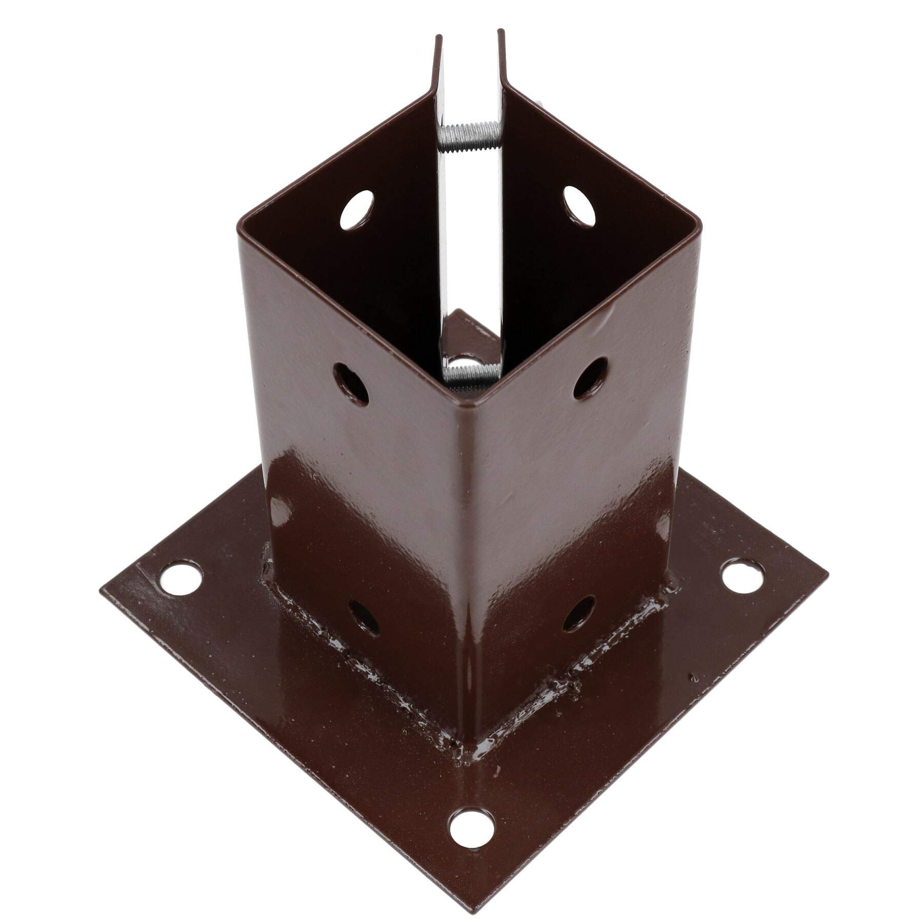 Morsetto Per Palo Quadrato 100x100 Con Attacchi In Linea - Foto 4