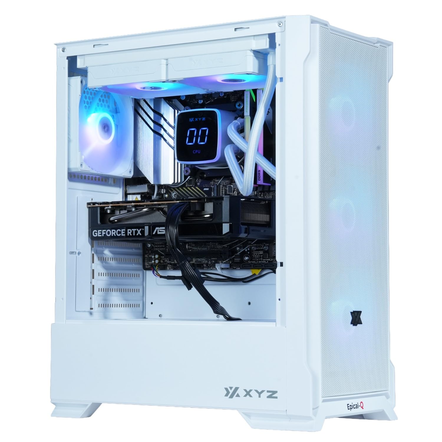 Epical-Q Ordenador sobremesa Gaming Zorronter AMD Ryzen 7 5700X, 32GB, 1TB SSD NVME, RTX 5070 + Windows 11 Home
