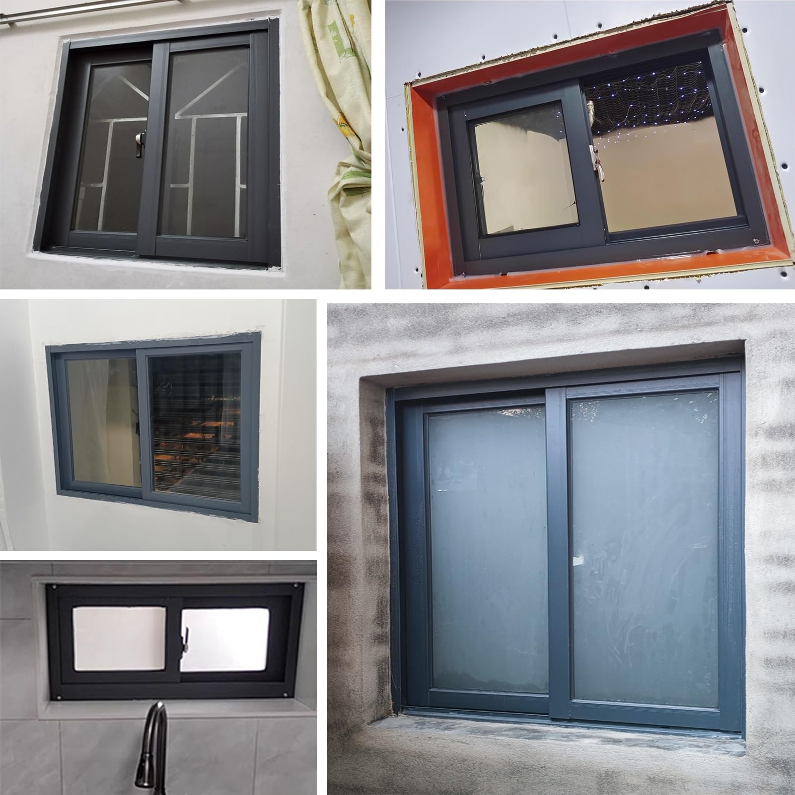 Ventana de gallinero, ventana corrediza con vidrio y pantallas, fácil instalación para gallinero