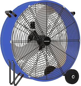 30-Inch Industrial Drum Fan, 14000 CFM Ultra High-Velocity Floor Fan