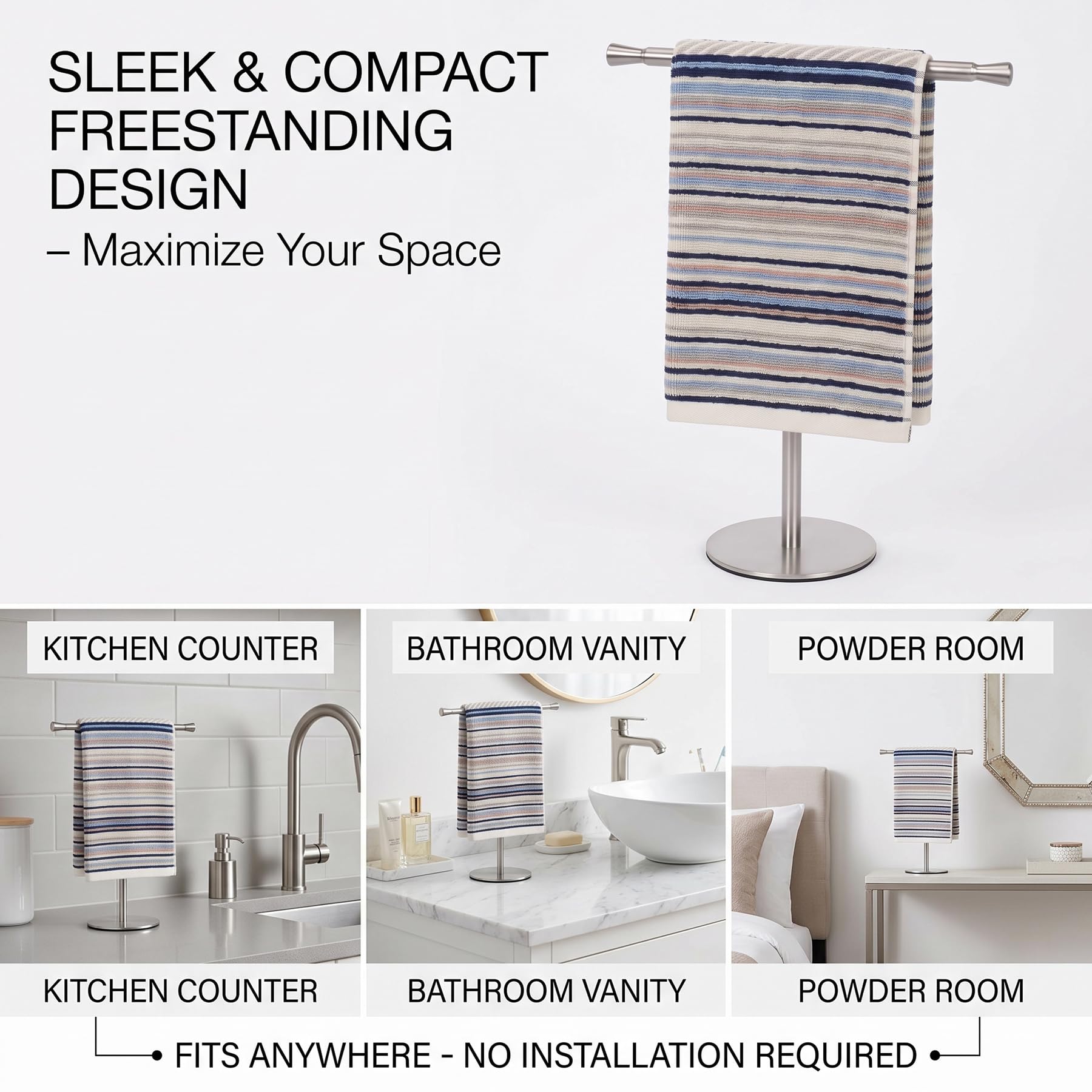 Towel Holder - Organize Your Kitchen & Bathroom -5 Towel Holder - Organize Your Kitchen & Bathroom -5