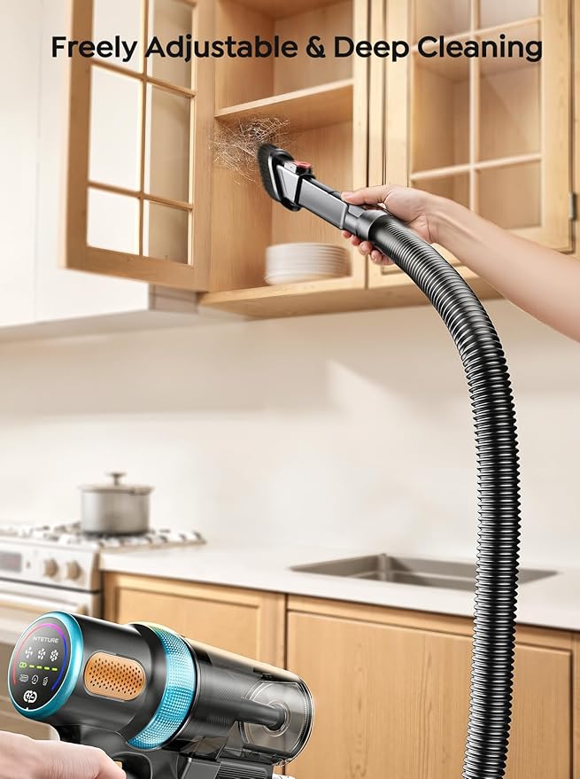 Aspiradora Inalámbrica Escoba 55KPA Filtro HEPA 70 Minutos miniatura 4