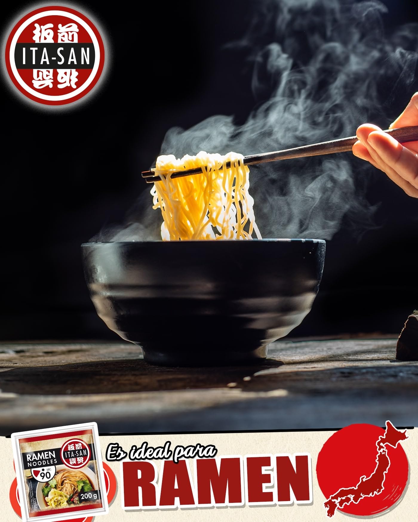 ITA-SAN Fideos Ramen 200 g 30 sztuk