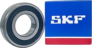 2PACK SKF Bearings 6206-2RSC3 30X62X16mm C3 Clearance Double Rubber Seal Deep Ball Bearings