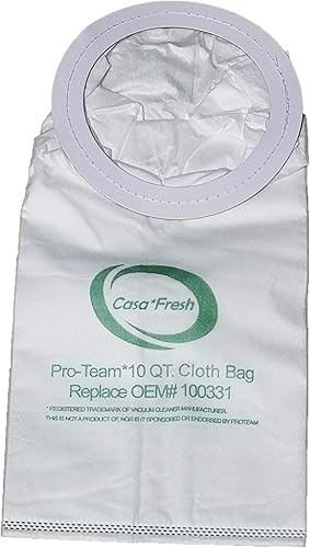 Casa Fresh Paquete de 10 unidades HEPA ProTeam 100331 de reemplazo. Compatible con mochila Coachvac, Super Coachvac, Megavac