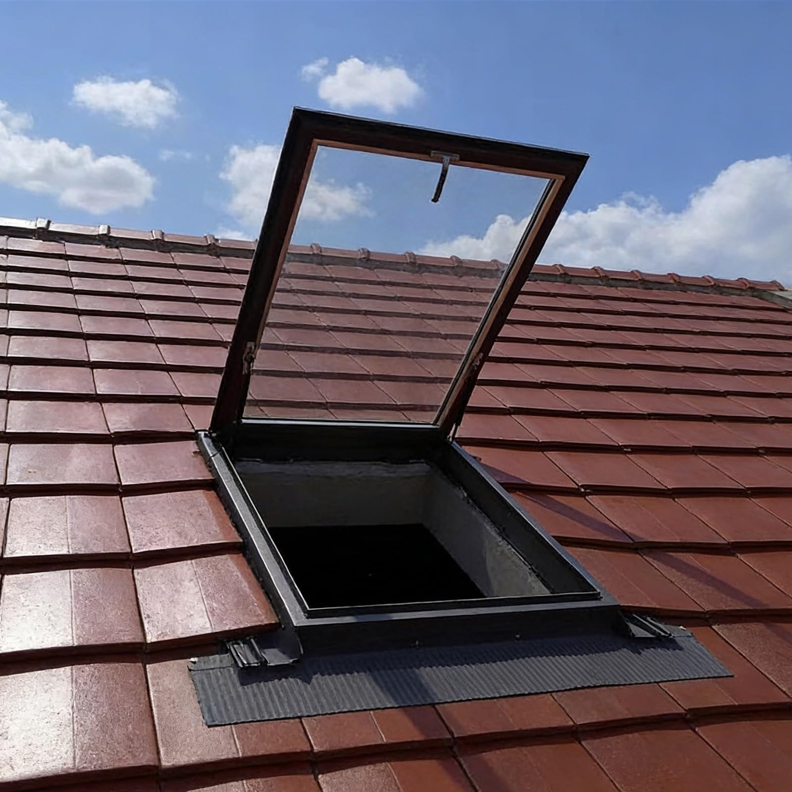 Fenêtre de toit anti-UV pour ventiler une cave ou une remise humide