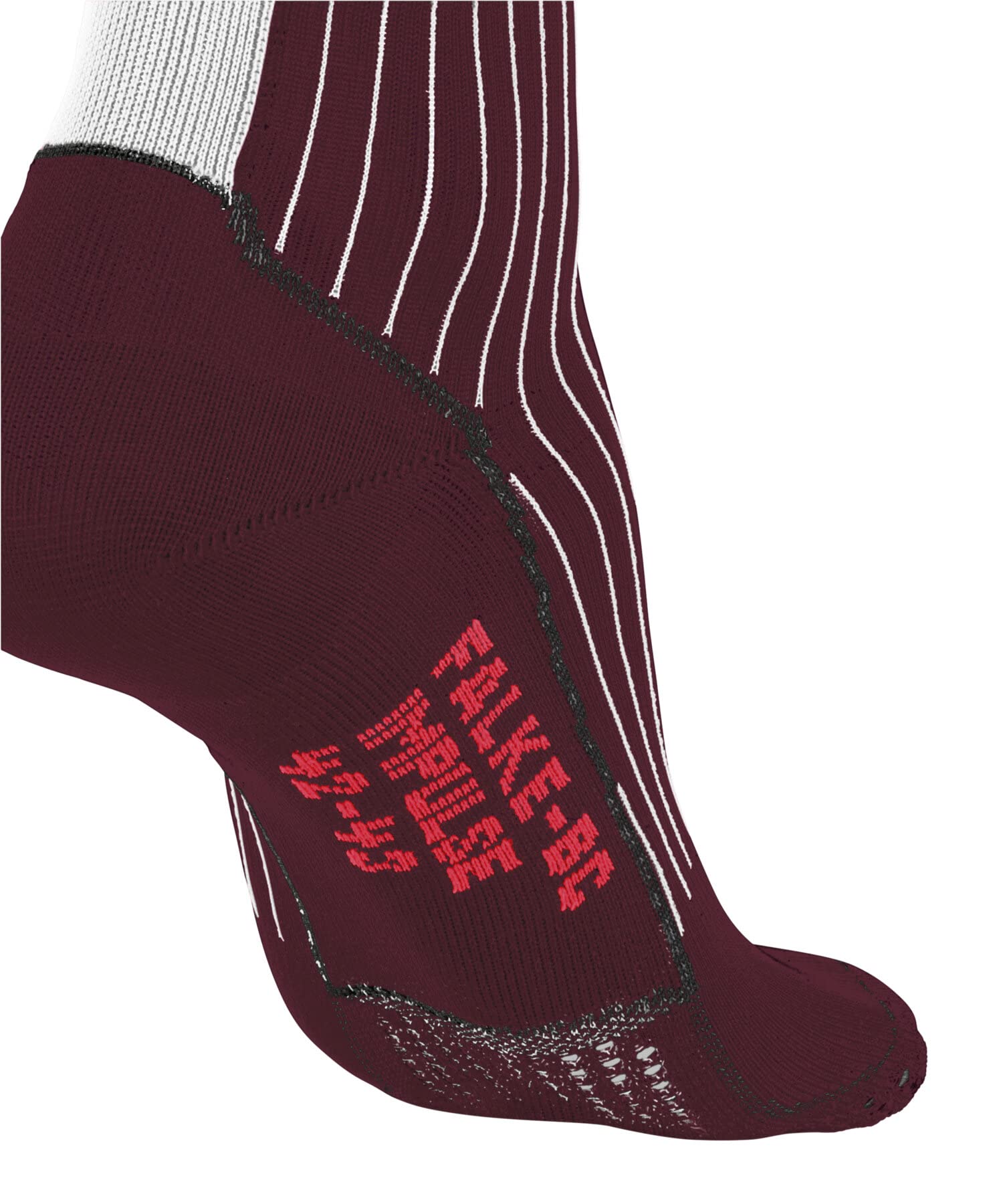 FALKE Unisex BC Impulse U SO Breathable Anti-Blister 1 Pair Cycling Socks, Red (Merlot 8117), 8-9 - Image 4