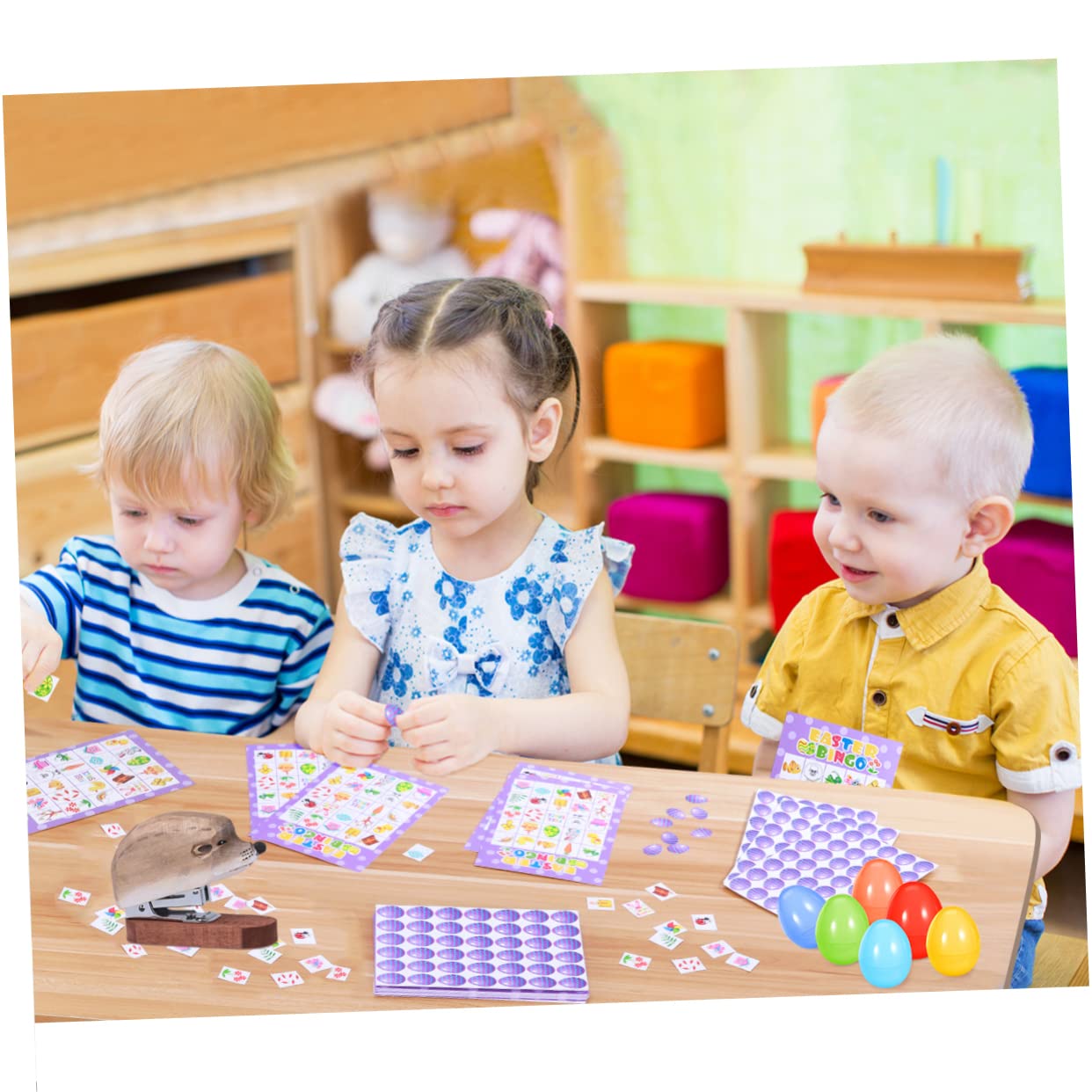 SHINEOFI 3pièces Agrafeuse Portable Bois Hérisson Machine Manuelle Pratique Pour Écoliers Fournitures Scolaires Créatives Et Écologiques