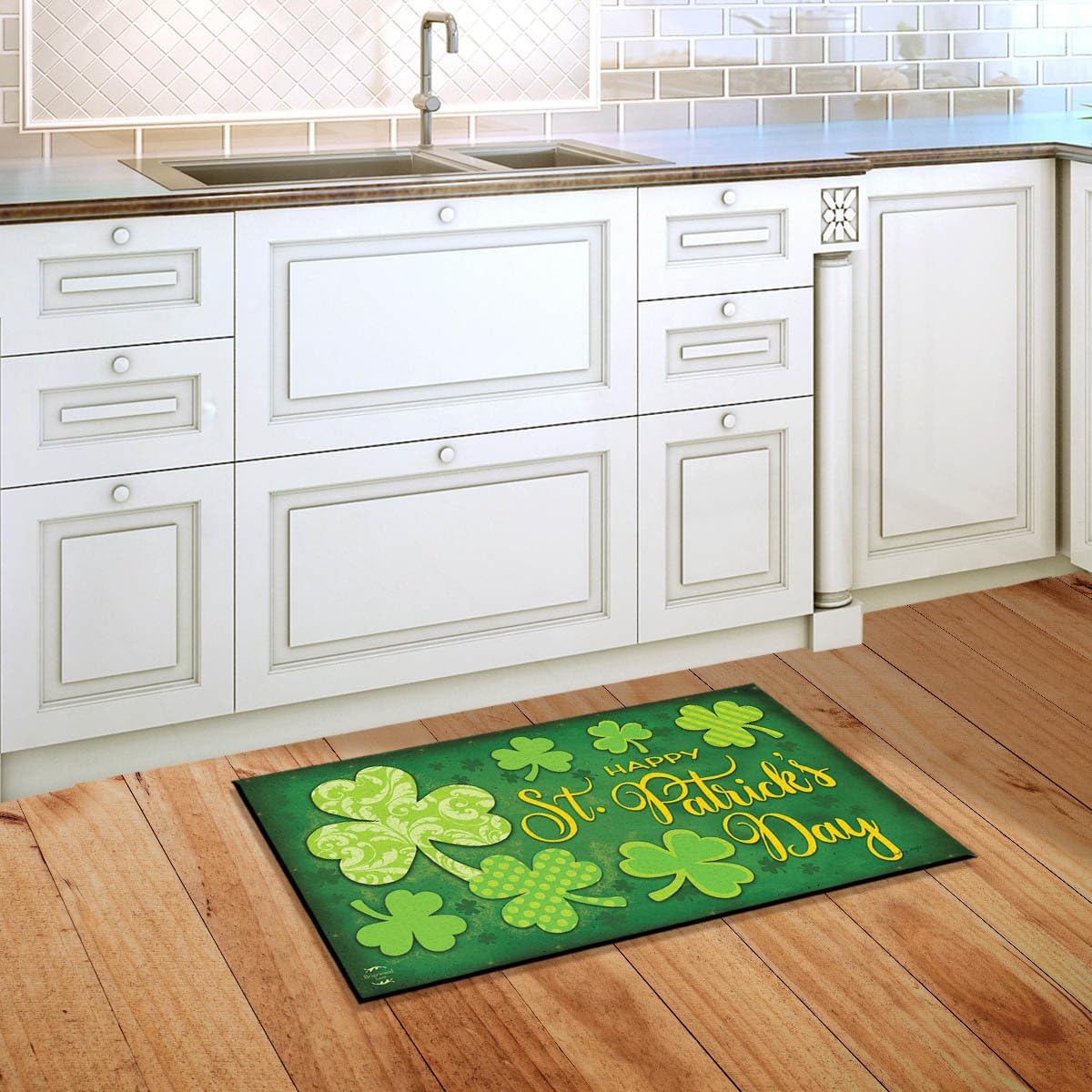 Briarwood Lane Lucky Shamrocks Doormat