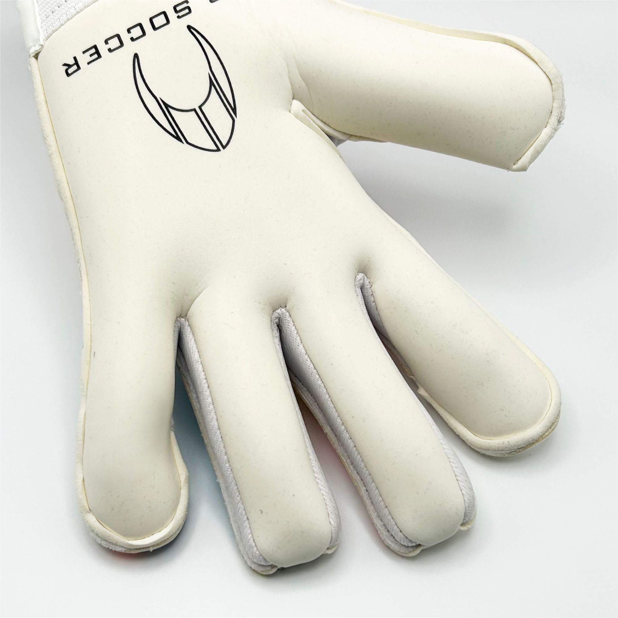 HO Soccer Guante Rainbow RS1 Edición Especial, Guantes de Portero Unisex Adulto, Blanco/Multicolor, Talla 9