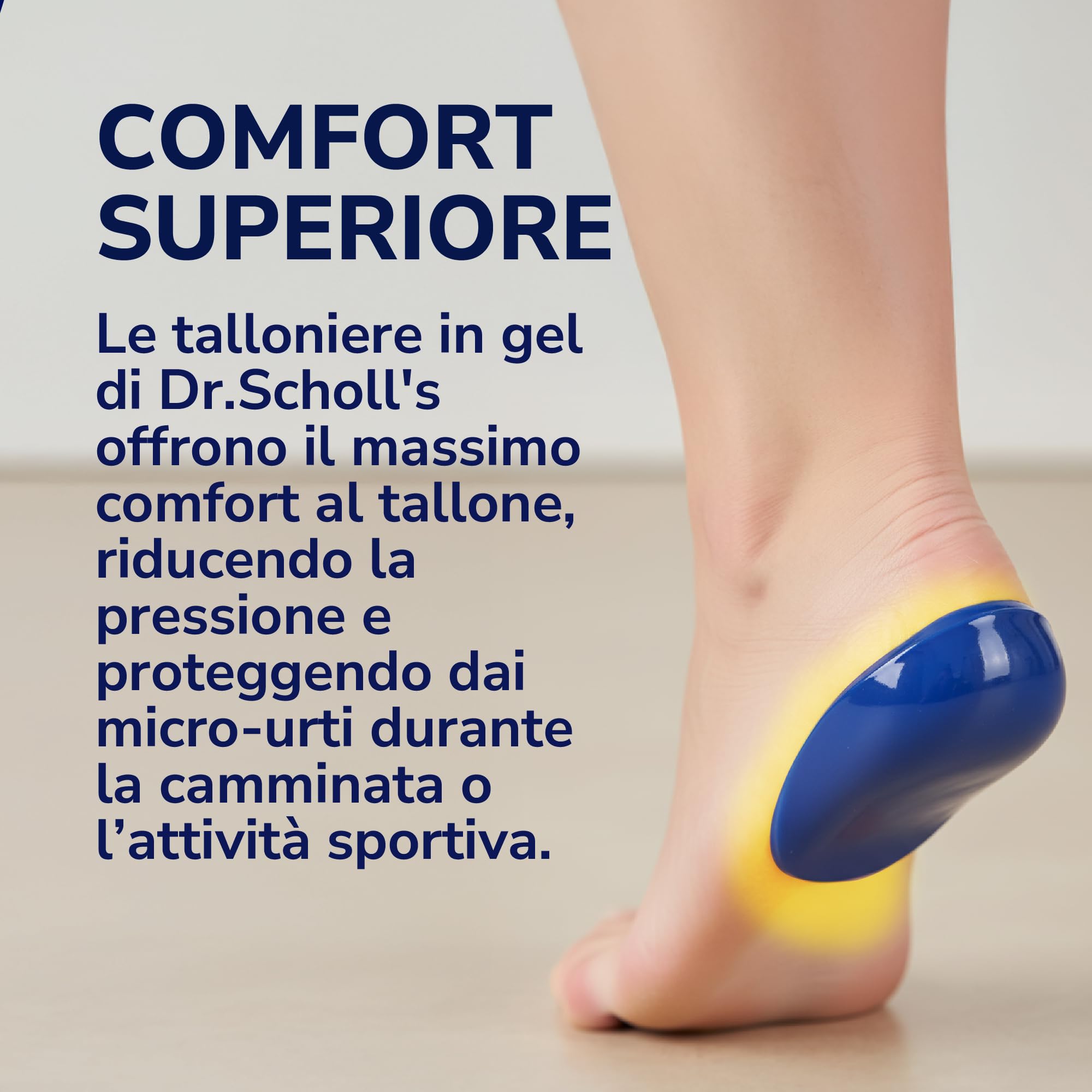 Dr. Scholl's Talloniera in Gel, inserto avanzato che sostiene il tallone, assorbe gli urti e garantisce massimo comfort in tutti i tipi di scarpe - 3
