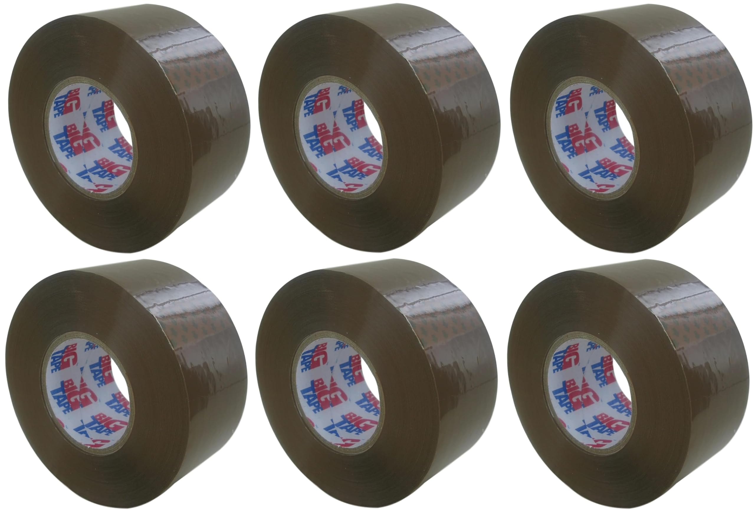 Big Tape - Low Noise Brown Packaging Tape (48mm x 150m - 6 Pack) - Strong Sticky Tape for Box Packaging and Moving Boxes - Image 3