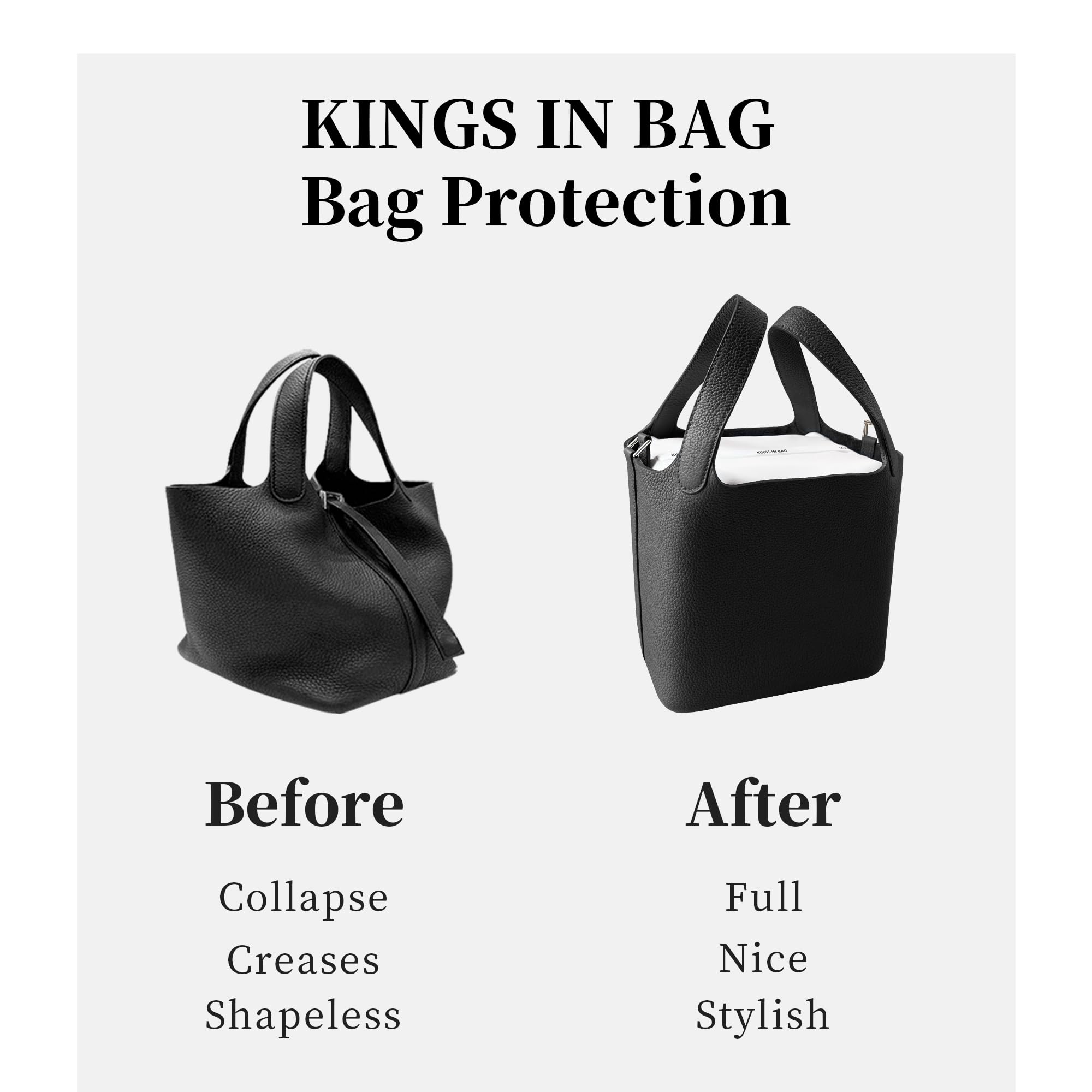 Amazon.co.jp: KINGS IN BAG エルメスピコタン用 バッグピロー サテン