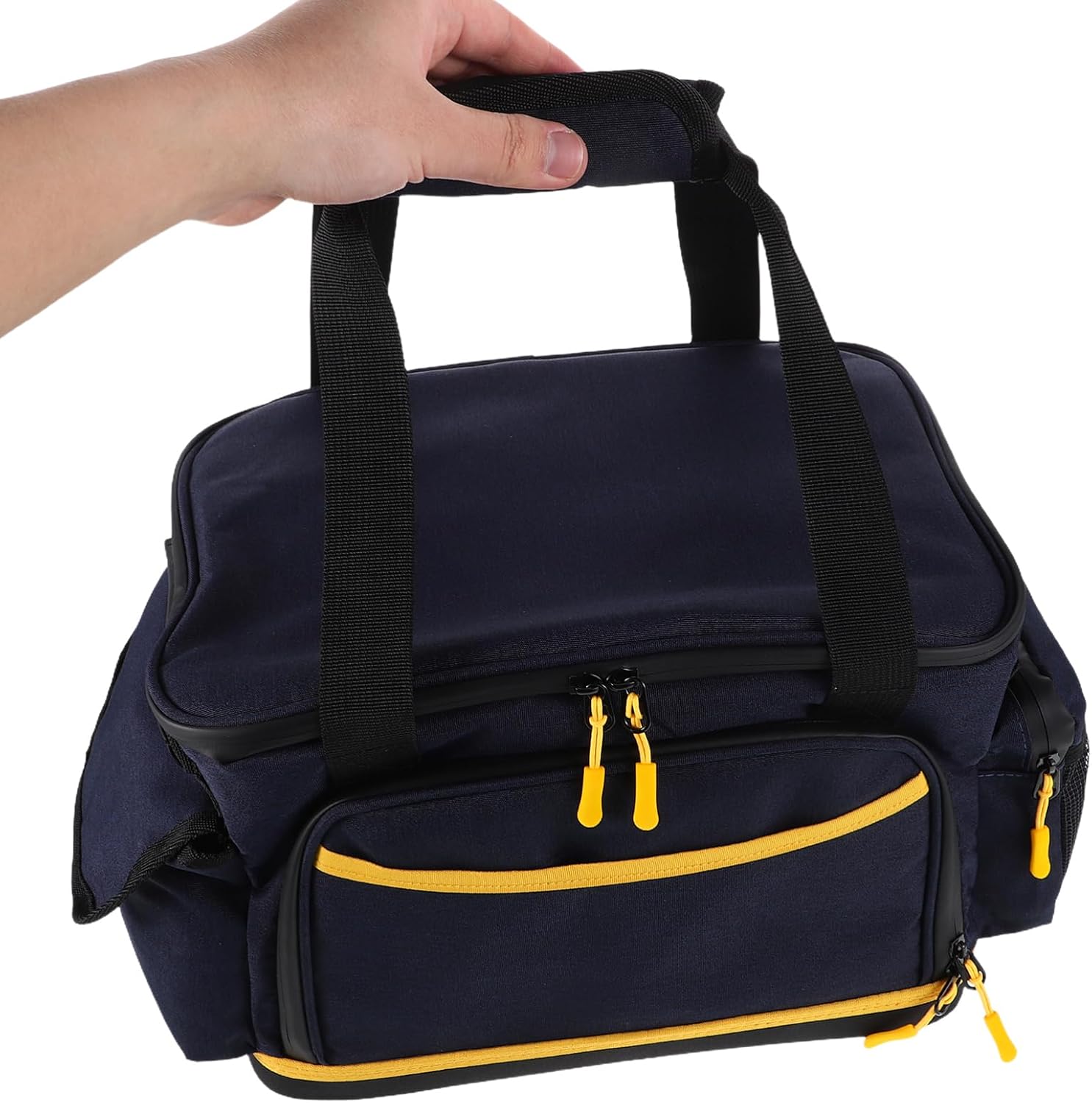 Hemoton Portable Power Storage Bag for Camping and Travel Durable Organizer Case for Electronics Charging Cables and Accessories Spacious Handheld Design for Outdoor Activities