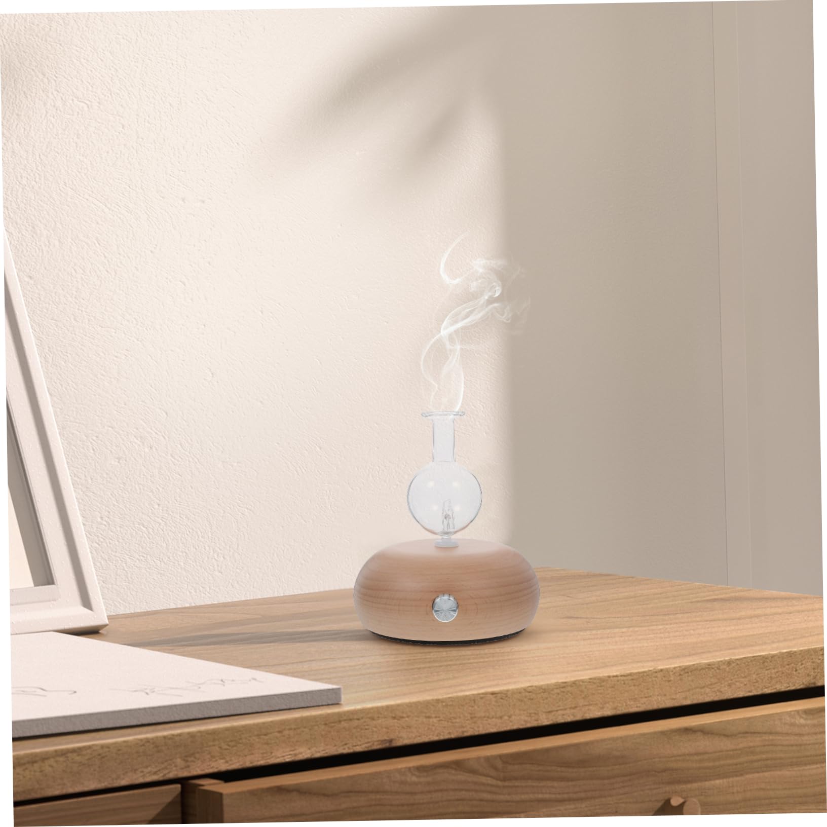 Diffusore Aroma per Oli Essenziali in Vetro e Legno 1pezzo