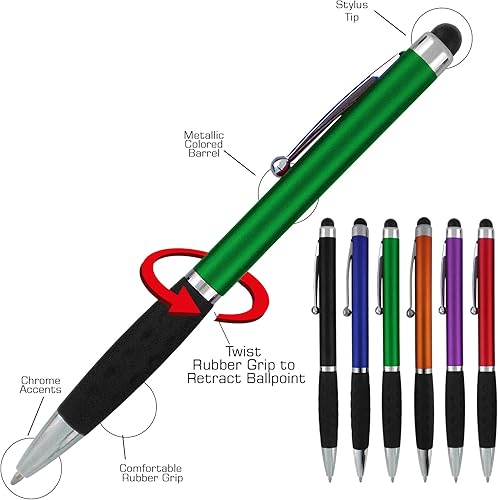 Miniatura 5 de Lápiz capacitivo 2 en 1, pantalla táctil capactiva con bolígrafo de escritura sensible para tu iPad, iPhone, Samsung Galaxy y todos los dispositivos