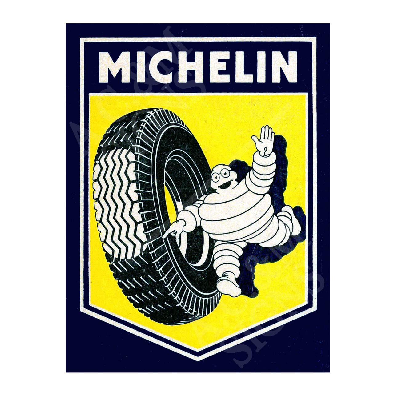 Retro Tyre Car Garage Sign Metal Plaque Home Bar Pub Man Cave Shed Garden Vintage Sign Ref2751 (8x6 inches (Approx) 20cmx15cm)