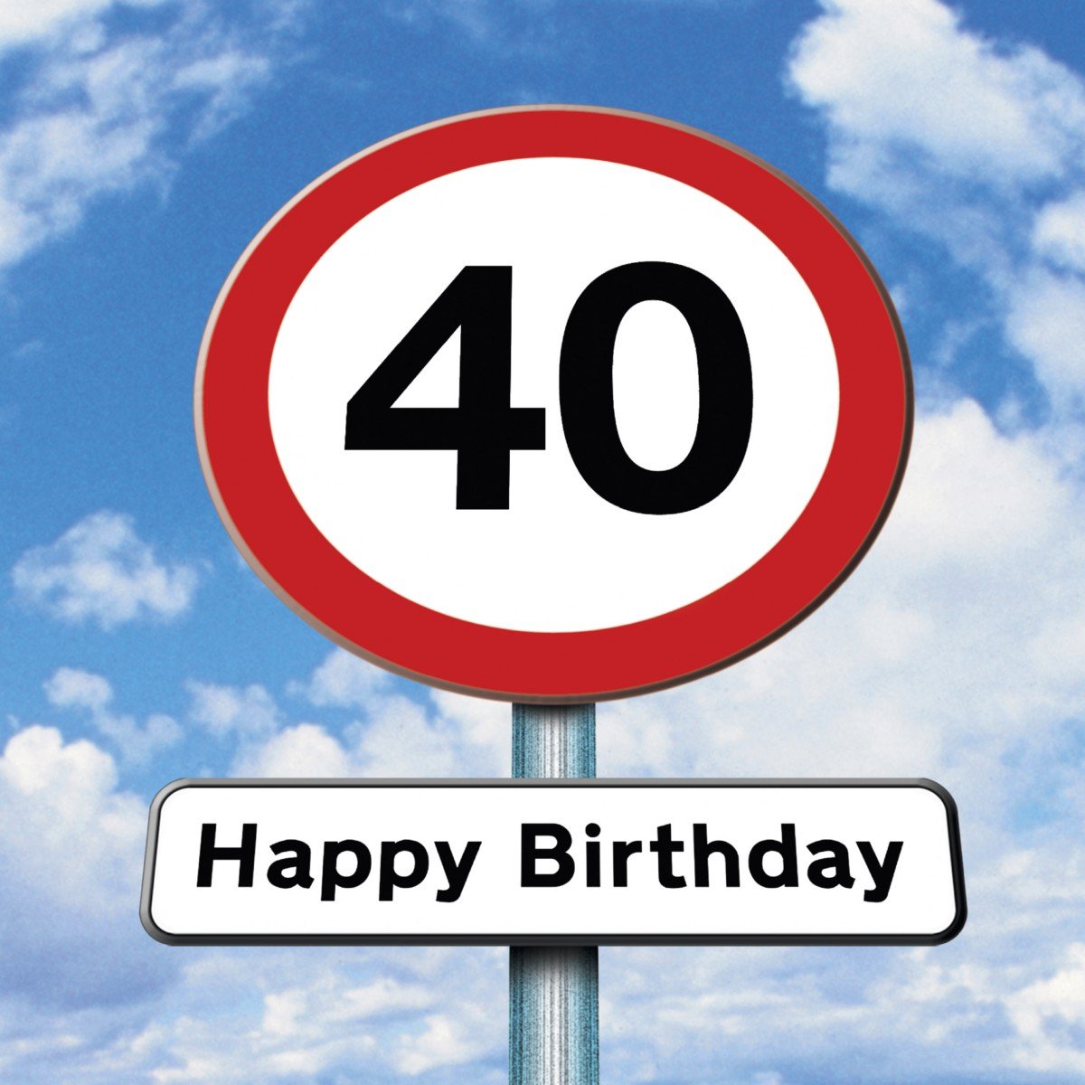 Biglietto Di Auguri 40° Compleanno Uomo/donna - Design Oldschool Biker 'Leggenda Vivente' Con Busta In Carta Kraft - 2