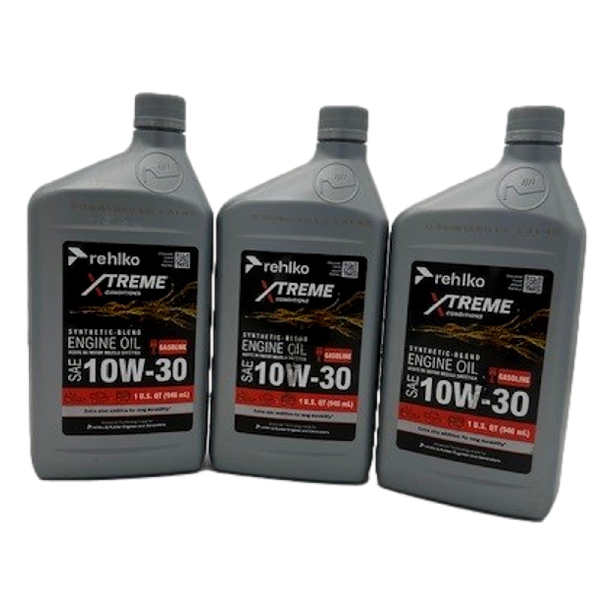 Maintenance 3 PK Kohler Engine 10W30 Synthetic Blend Motor Oil 1 Quart Bottles