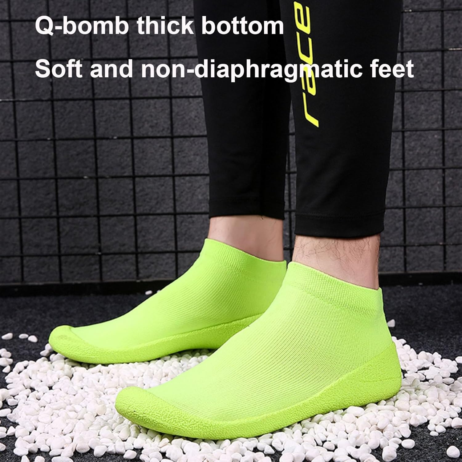 Barefoot Sock Shoes，Treadmill Shoes for Men and Women, Lightweight Eco-friendlier Water Shoes, Non-Slip Gym Training Socks Indoor Shock-Absorbing Silent Squat Jump Rope Yoga Shoes,Minimalist Footwear
