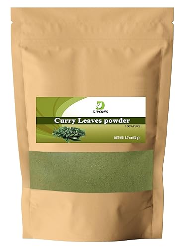 Hojas de curry cultivadas naturalmente en polvo 1.7 oz (50 g)