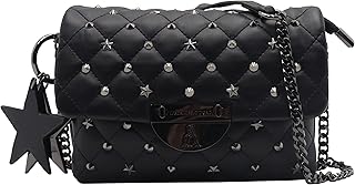 Borsa a Tracolla Lola Nero con Borchie Canna di Fucile