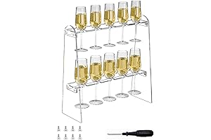2 Tier Acrylic Champagne Stand for the Perfect Party Experience