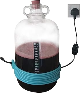 TopBrewing™ Heat Belt Pro with Variable Adjustable Temperature Control ☆ Perfect for Brewing Fermenting Home Brew Beer Wine Cider and Kombucha ☆ Free Thermometer ☆