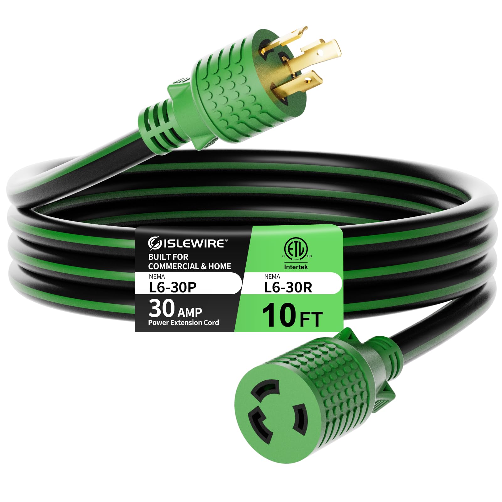 Amazon.com: NEMA L6-30 Extension Cord 10FT, 30 Amp 250V 7500W, L6