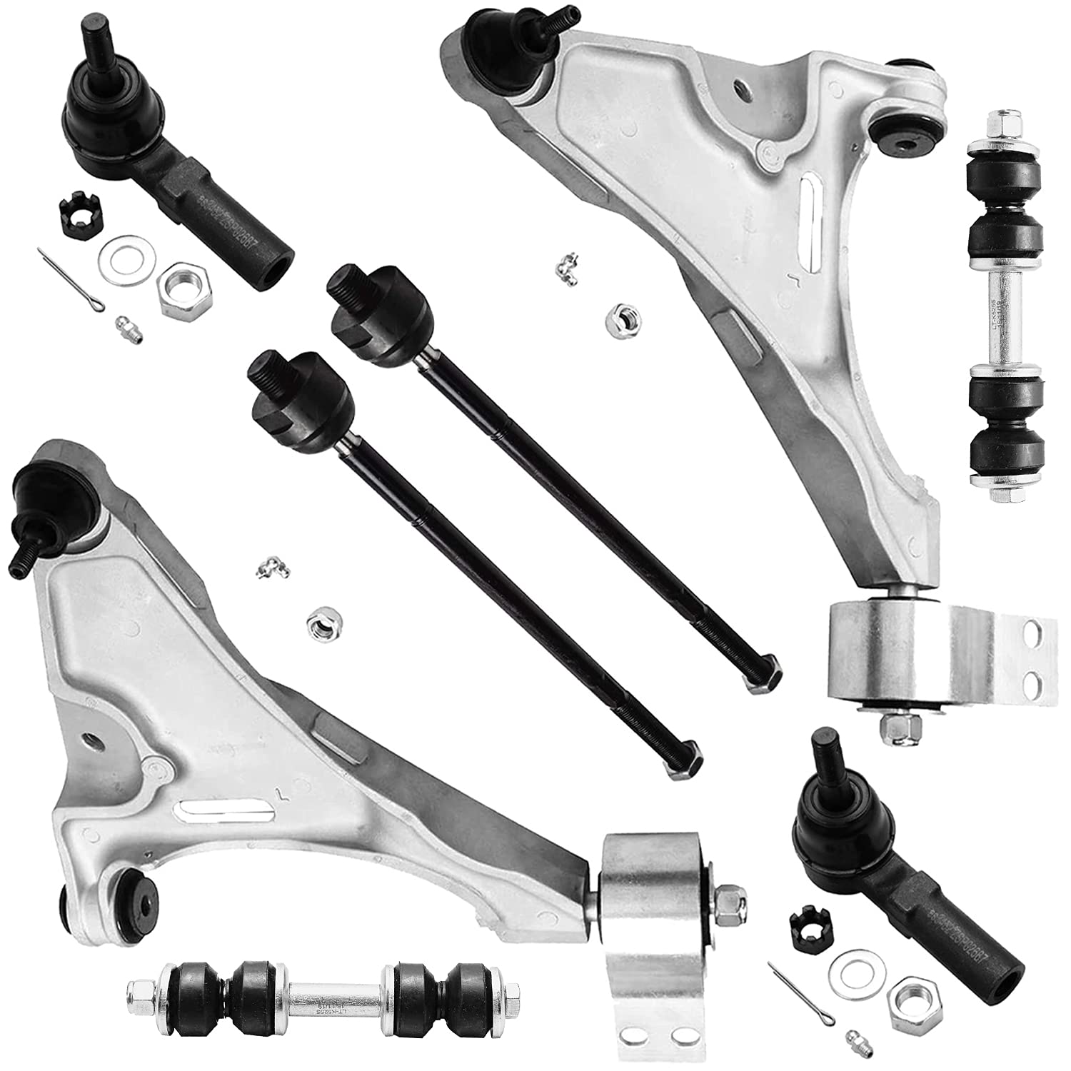 Detroit Axle - 8pc Front End Suspension Kit for 2006-2011 Buick Lucerne