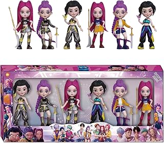 Comprar Genérico Huntrix KPOP Figurine 6 Piezas – Set de Figuras Anime de Colección de Rumi, Mira, Zoey & Saja Boys en PVC, Mini Juguetes de Decoración para Regalo Original a Niños y Fans (A)