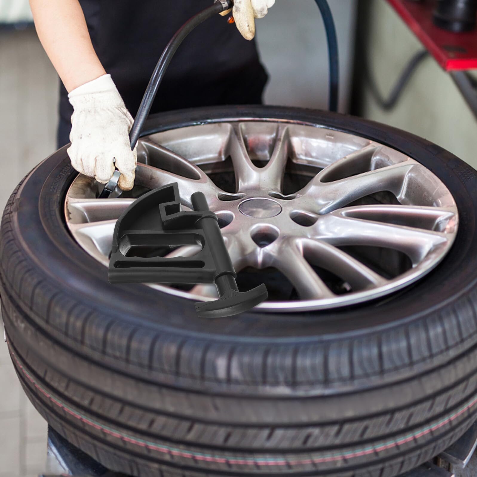 Strumento Smontagomme Manuale 2 Pezzi per Cambio Gomme Auto Portatile Resistente Impugnatura Ergonomica per Riparazione Pneumatici Officina Garage