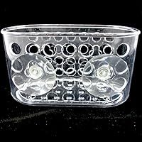 Vista 2 de 1 cesta de ducha organizador de baño, cesta de almacenamiento, soporte de jabón, ventosas