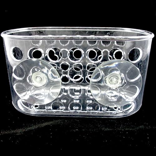 Miniatura 2 de 1 cesta de ducha organizador de baño, cesta de almacenamiento, soporte de jabón, ventosas
