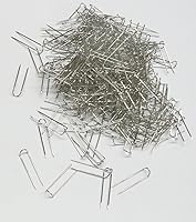 Vista 2 de 500 pines de joyería U-Pins Display Pads Pins Silver Jewelry Display 500 Pcs U Pins