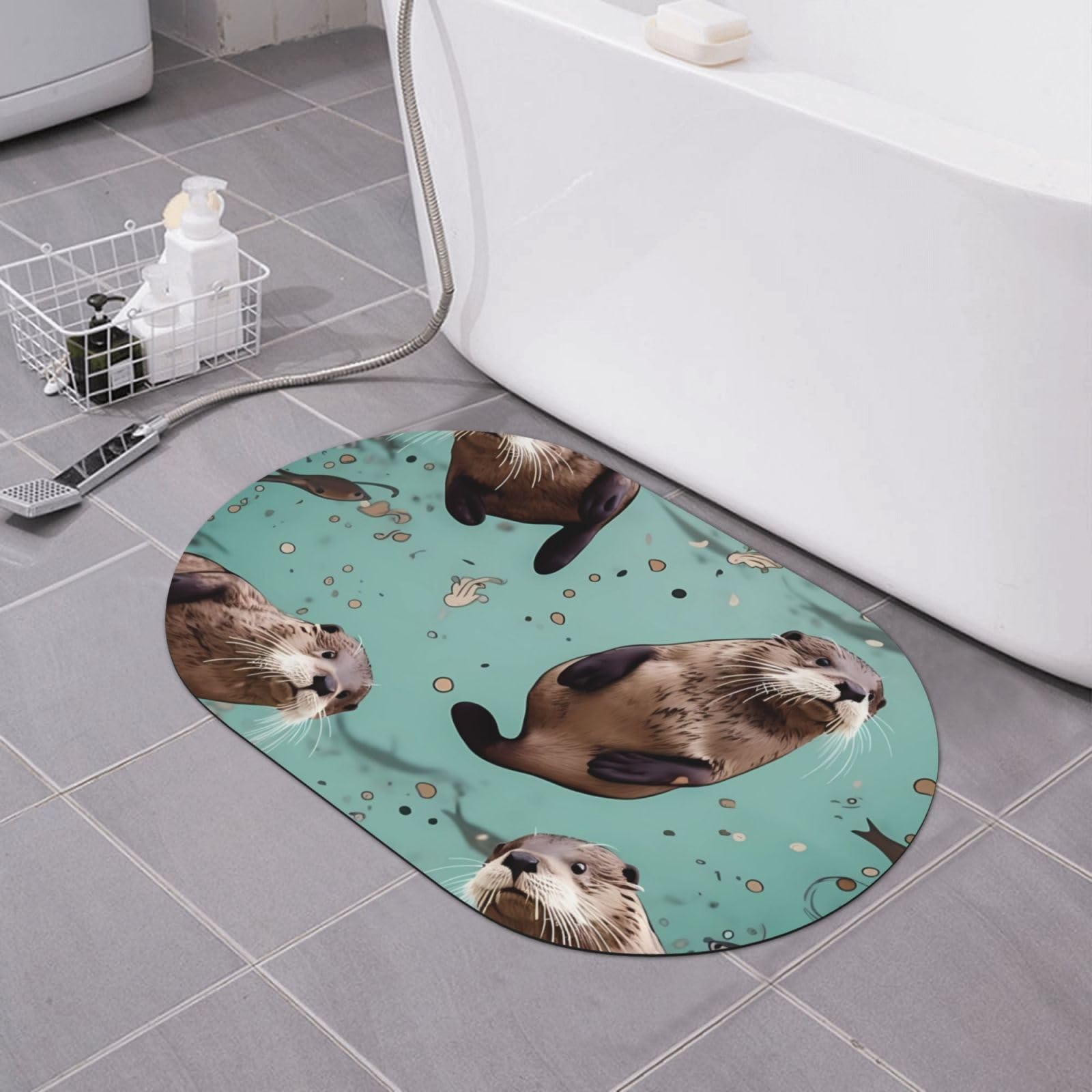 Tapis de bain en terre de diatomée antidérapant fini les odeurs et l'eau stagnante