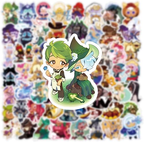 Miniatura 3 de 62 calcomanías de vinilo impermeables de dibujos animados para niños y adultos para botellas de agua, maletín para fiestas de cumpleaños,